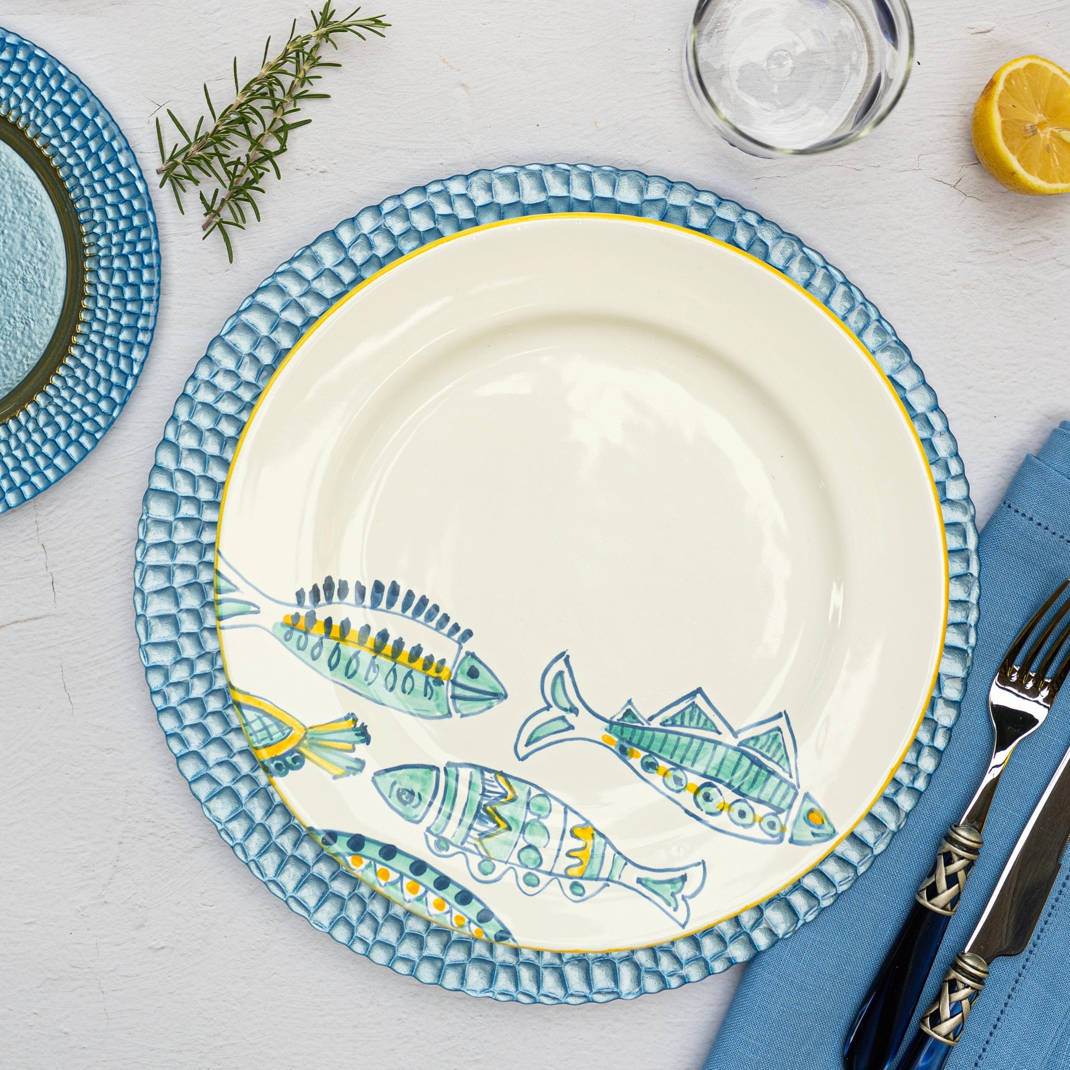 Elba's Fish Dinner Plate – VIETRI