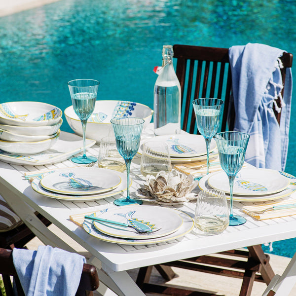 Elba's Fish Spiked Fin Salad Plate