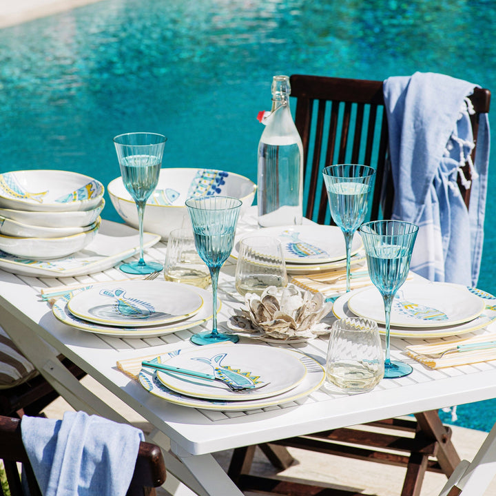 Elba's Fish Spiked Fin Salad Plate