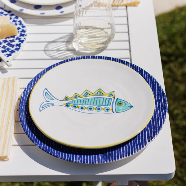 Elba's Fish Spiked Fin Salad Plate