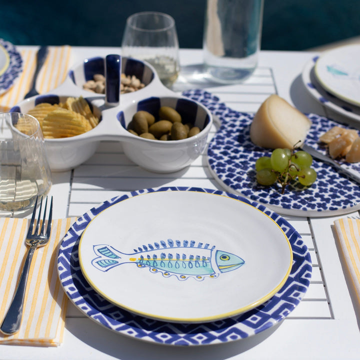 Elba's Fish Spiked Fin Salad Plate