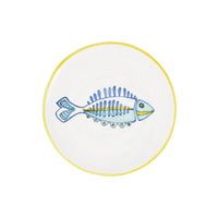 Elba's Fish Lined Fin Salad Plate