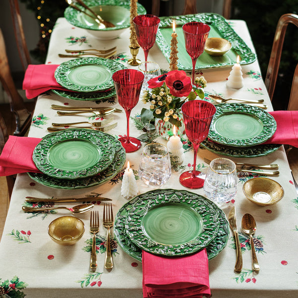 Fiabe di Natale Green Dinner Plate