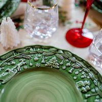Fiabe di Natale Green Salad Plate