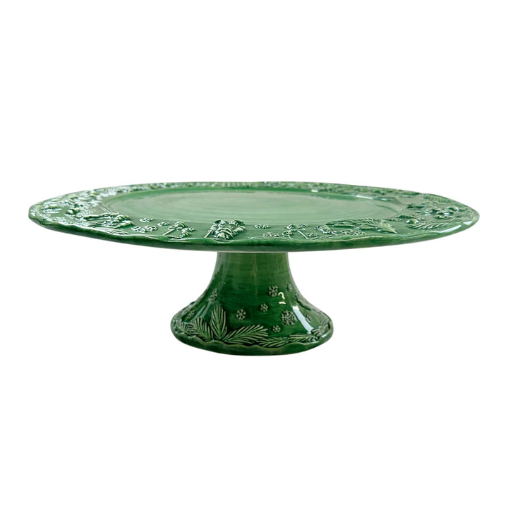 Fiabe di Natale Green Cake Stand
