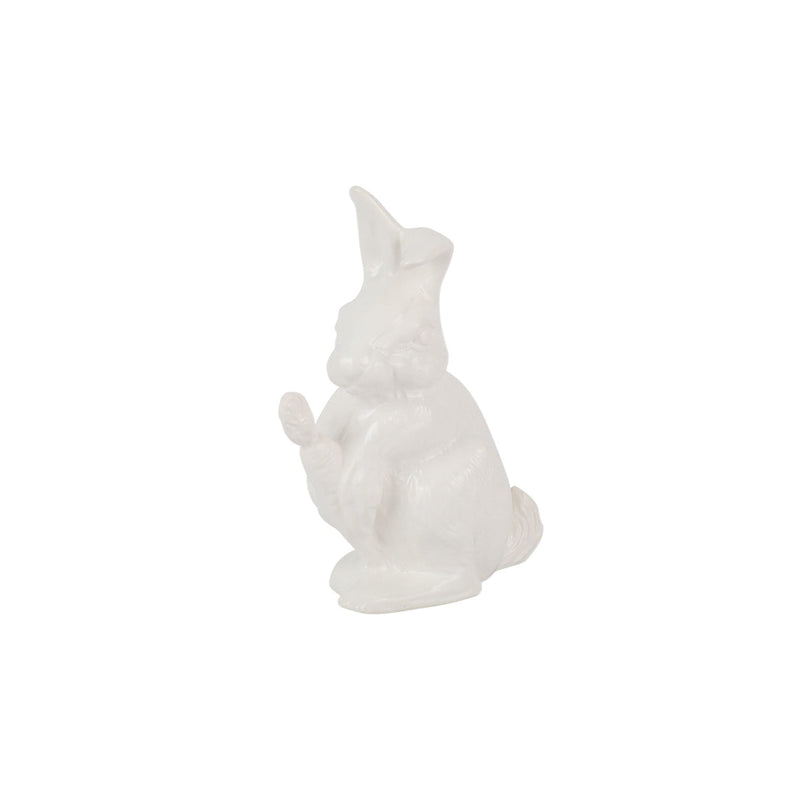 Figural Garden Rabbit - White