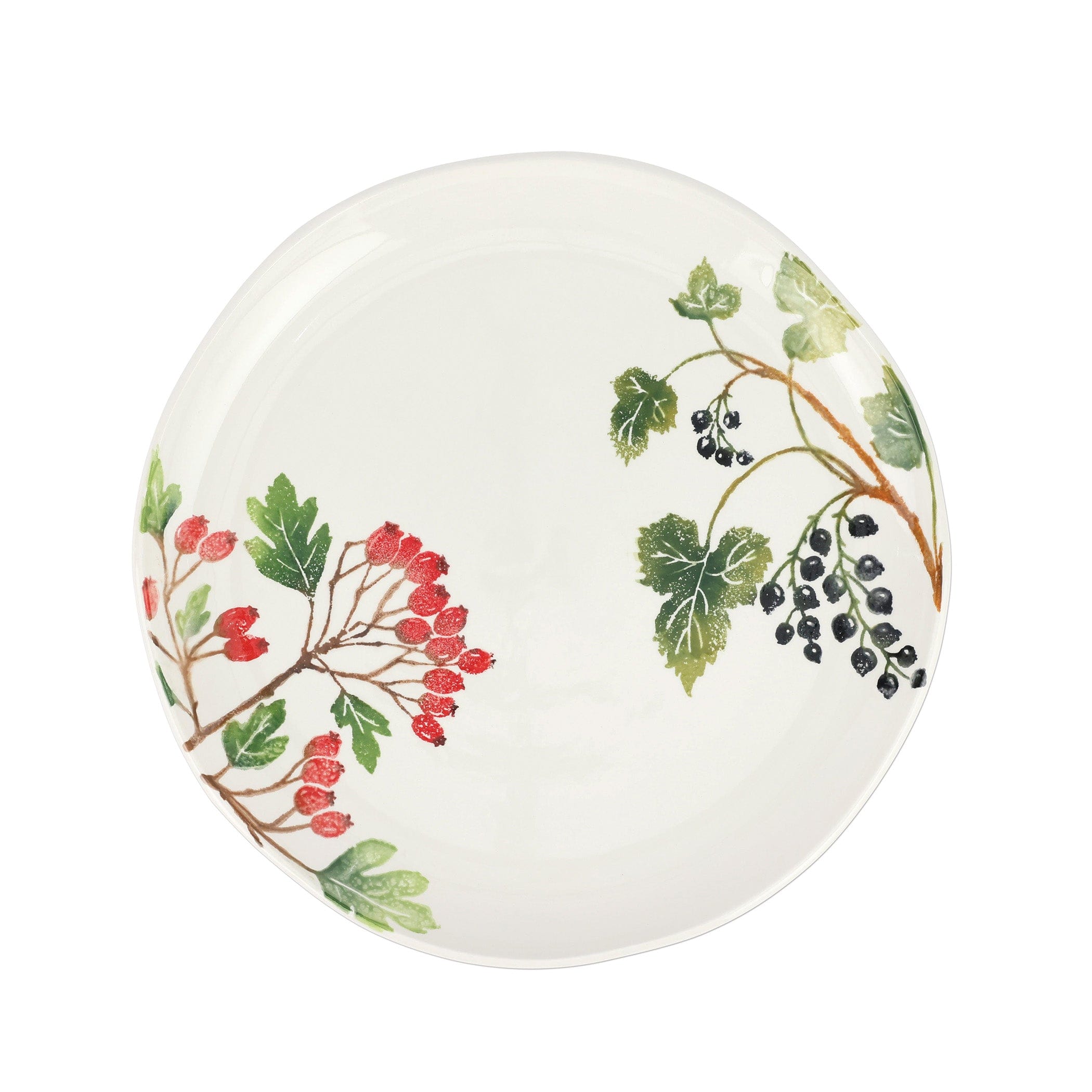 Vietri イタリア製プレート Foresta Primavera Mixed Berries Round Platter – VIETRI