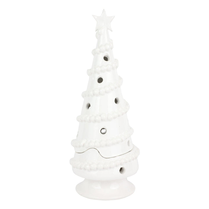 Foresta White Large Garland Tree