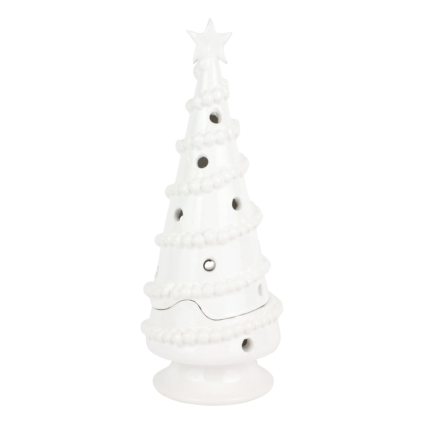 Foresta White Large Garland Tree