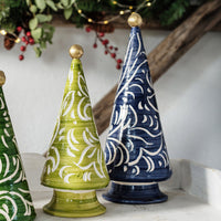Foresta Blue Scroll Tree