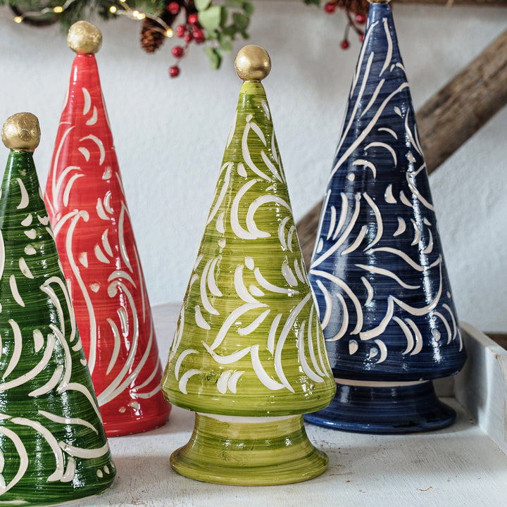 Foresta Lime Green Scroll Tree