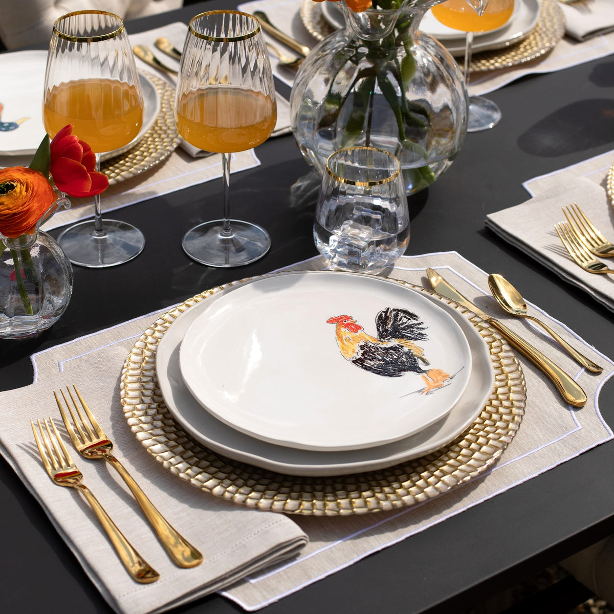 Fattoria Rooster Salad Plate