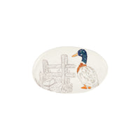 Fattoria Duck Small Oval Platter