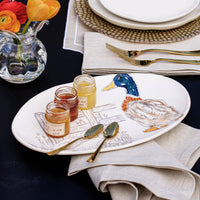 Fattoria Duck Small Oval Platter