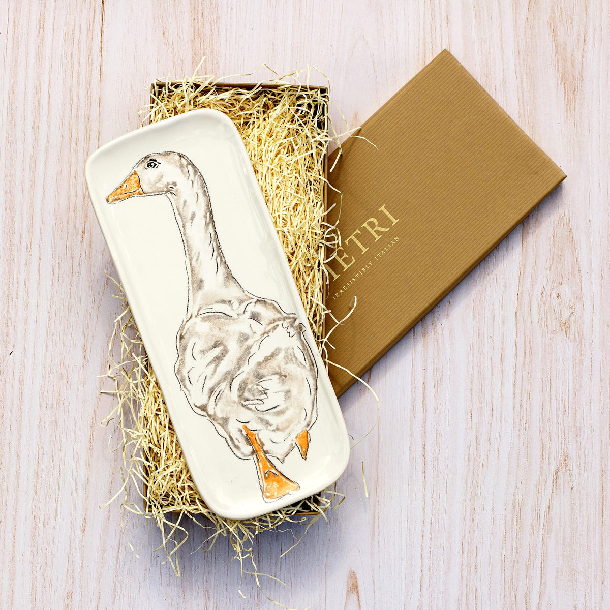 Fattoria Goose Rectangular Platter