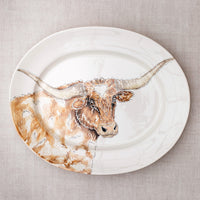 Fattoria Longhorn Large Oval Platter