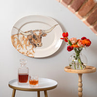 Fattoria Longhorn Large Oval Platter