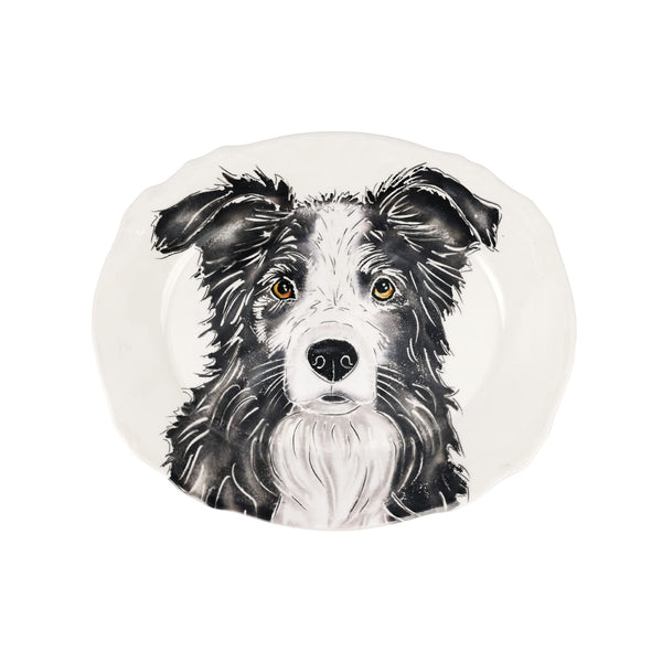 Fattoria Sheep Dog Medium Oval Platter