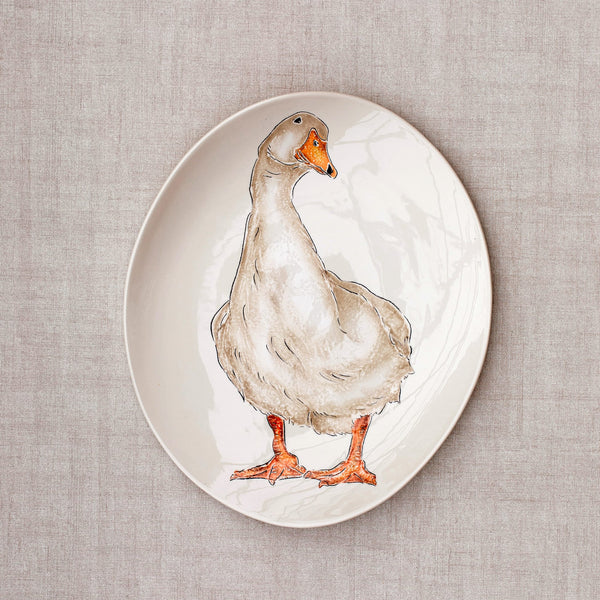 Fattoria Goose Oval Platter