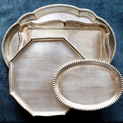 Florentine Wooden Accessories Large Oval Tray