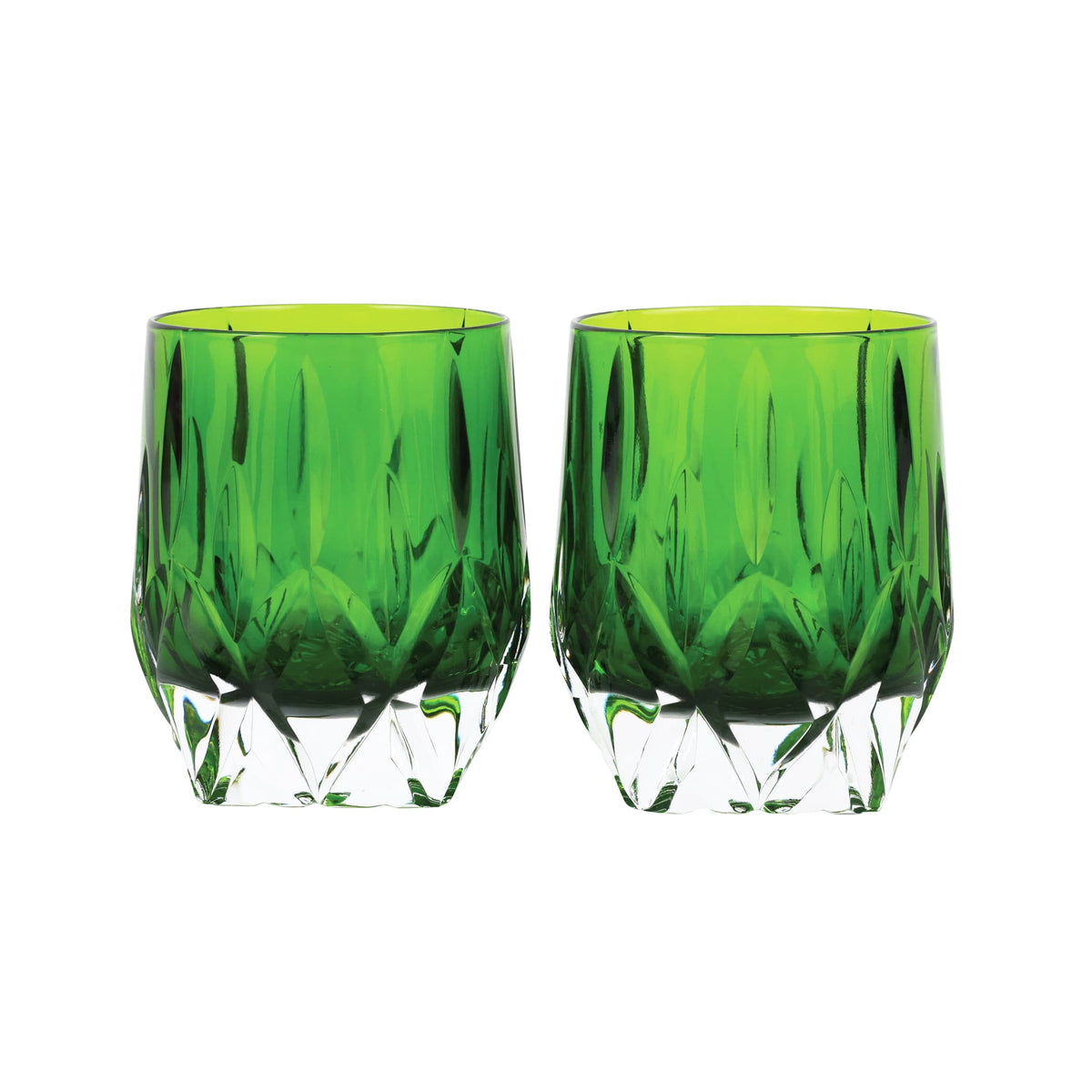 Gemma Emerald Double Old Fashioned - Set of 2