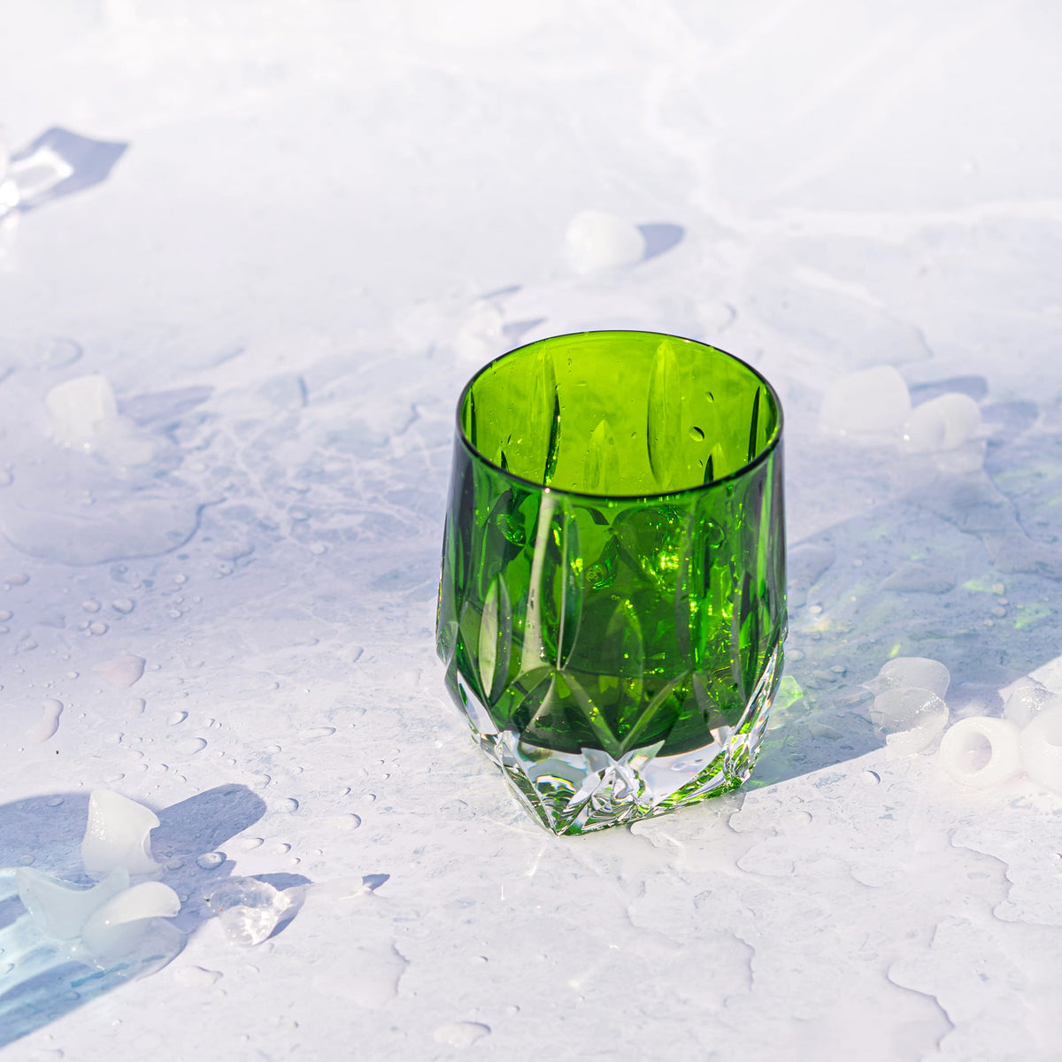 Gemma Emerald Double Old Fashioned - Set of 2