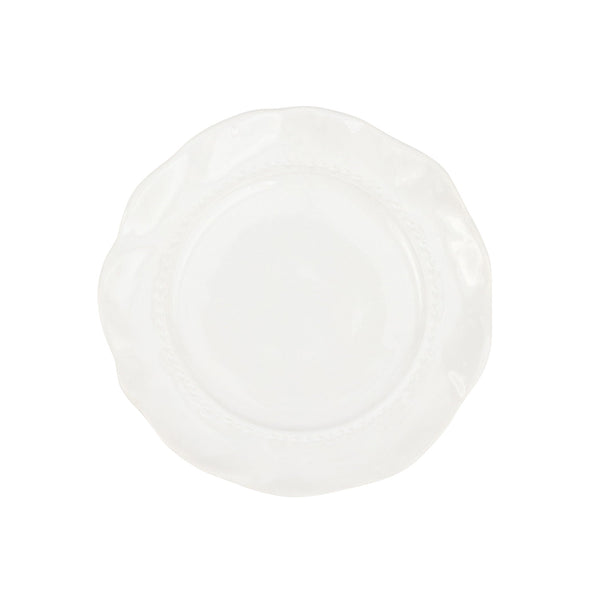 Giorno White Salad Plate