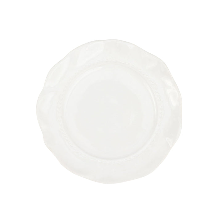 Giorno White Salad Plate