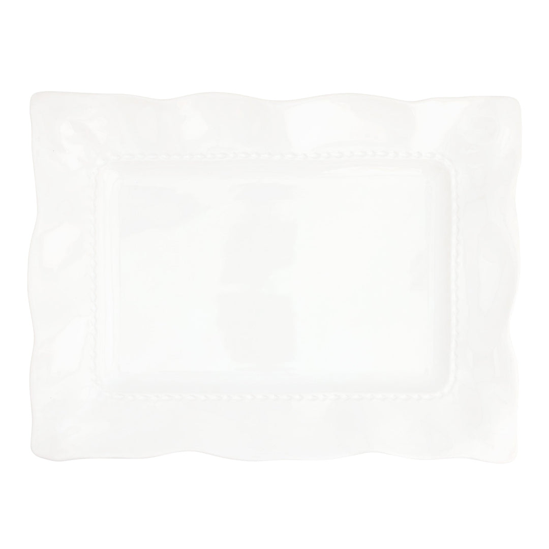 Giorno White Rectangular Platter