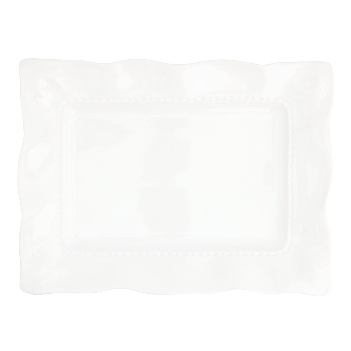 Giorno White Rectangular Platter