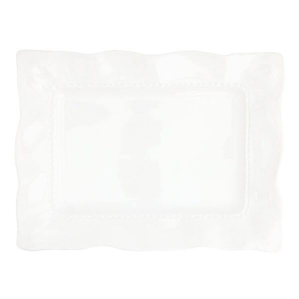 Giorno White Rectangular Platter