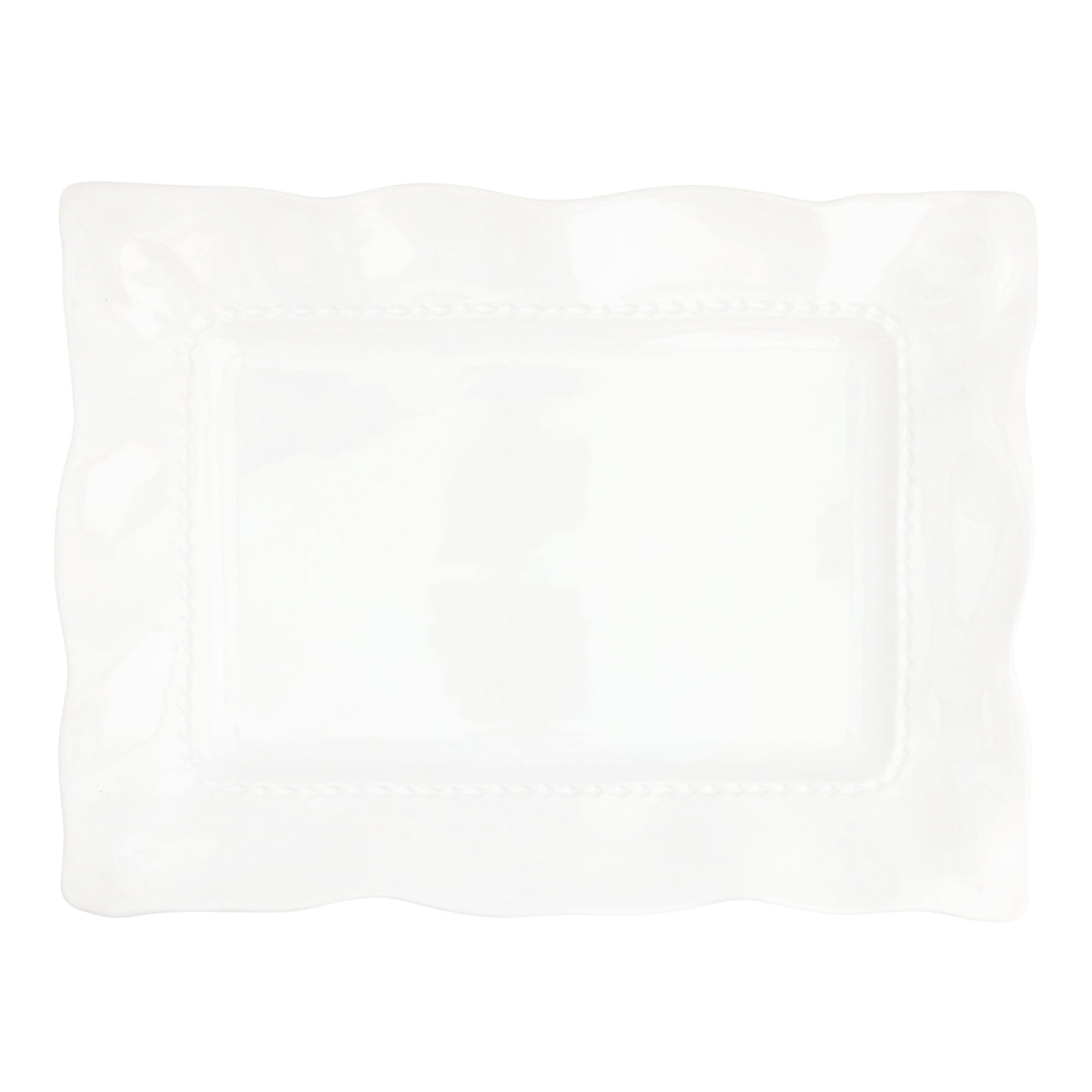 Giorno White Rectangular Platter