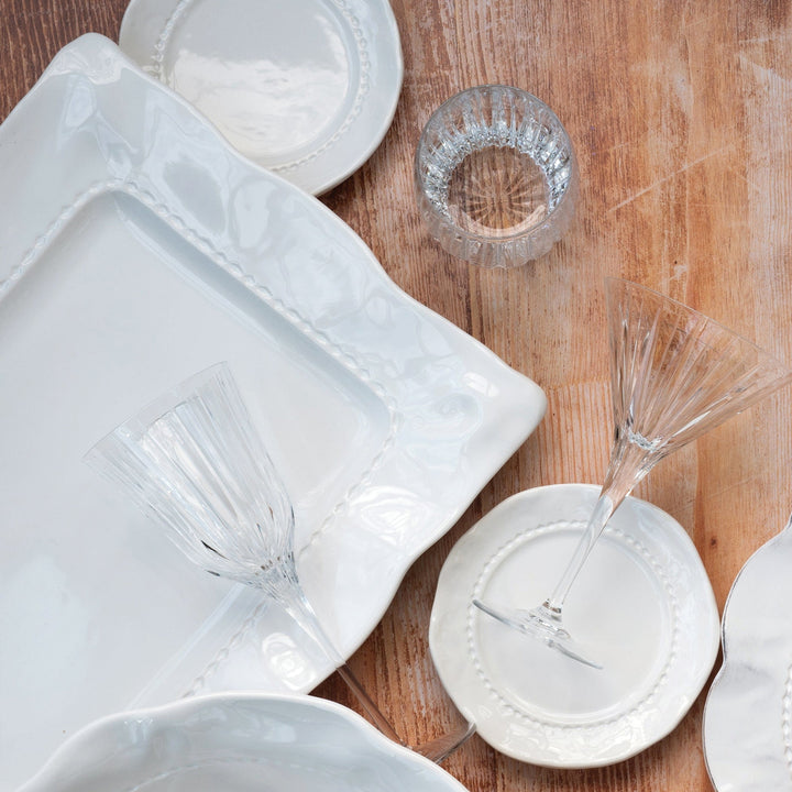 Giorno White Rectangular Platter