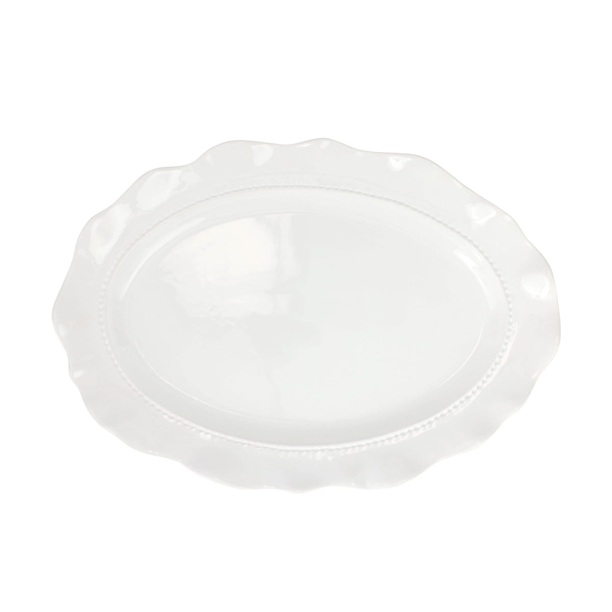 Giorno White Oval Platter