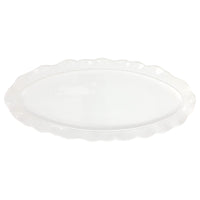 Giorno White Long Narrow Oval Platter