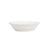 White ceramic bowl on a white background