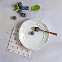 Giorno White Canape Plate