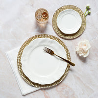 Giorno White Canape Plate