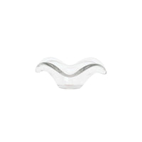 Hibiscus Glass Clear Small Bowl