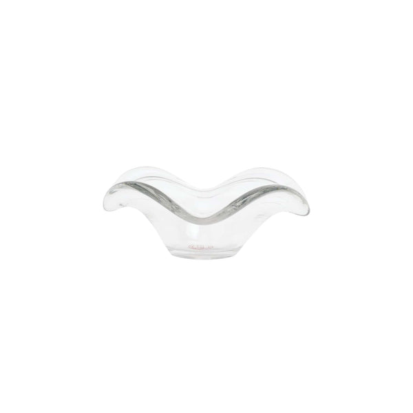 Hibiscus Glass Clear Small Bowl
