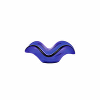 Hibiscus Glass Cobalt Small Bowl