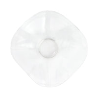 Hibiscus Glass Clear Large Bowl