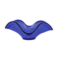 Hibiscus Glass Cobalt Large Bowl