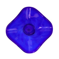 Hibiscus Glass Cobalt Large Bowl
