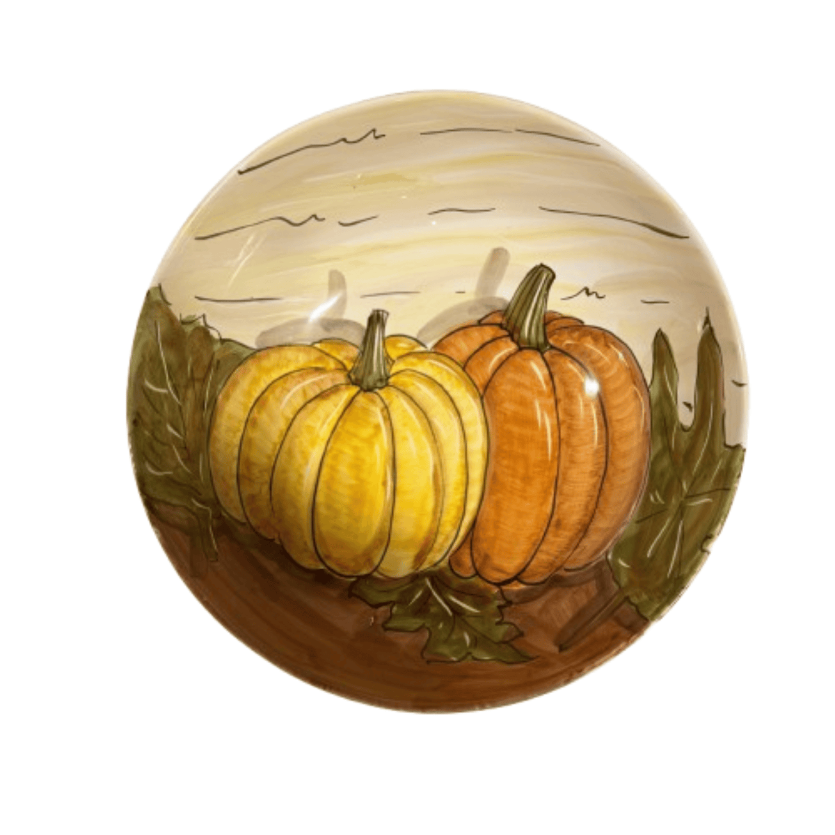 Harvest Pumpkins Serving Bowl