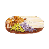 Harvest Grapes Small Oval Platter