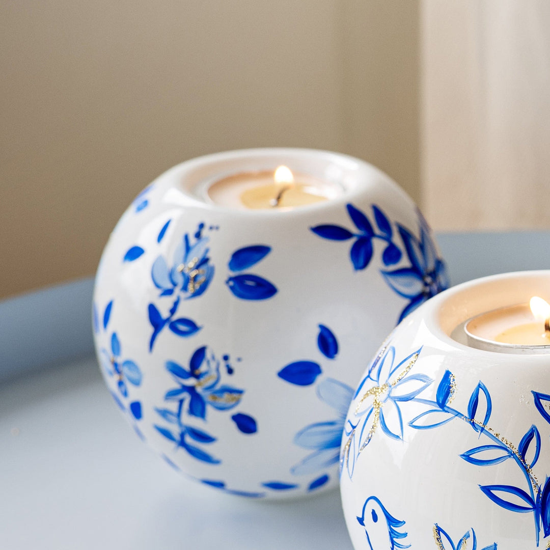 Illuminare Blue Flowers Votive