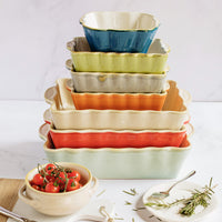Italian Bakers Gray Medium Square Bakers