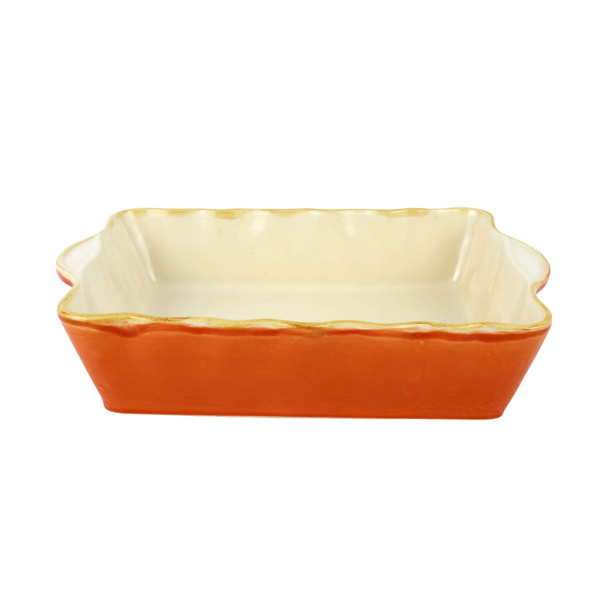 Italian Bakers Orange Large Rectangular Bakers