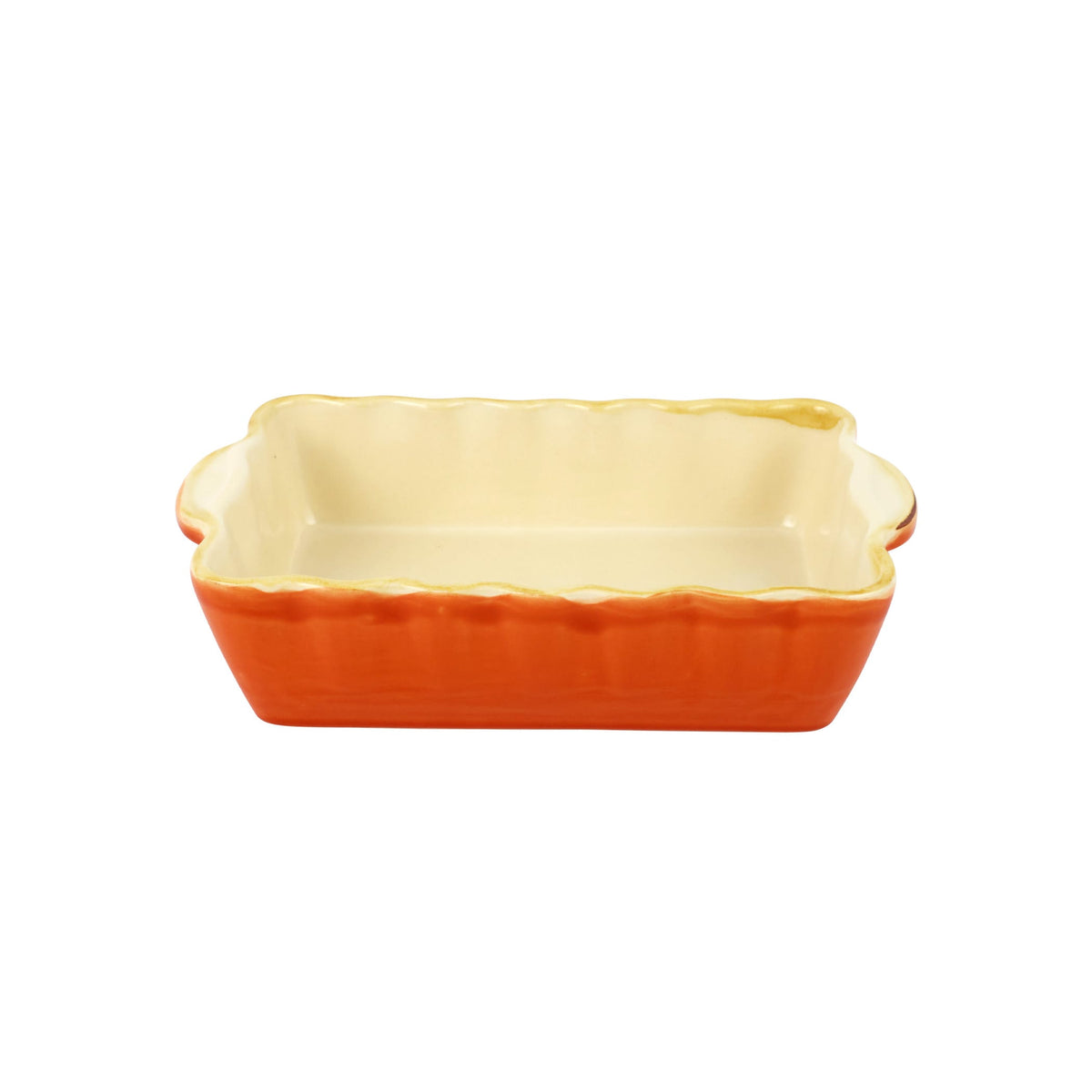 Italian Bakers Orange Small Rectangular Bakers